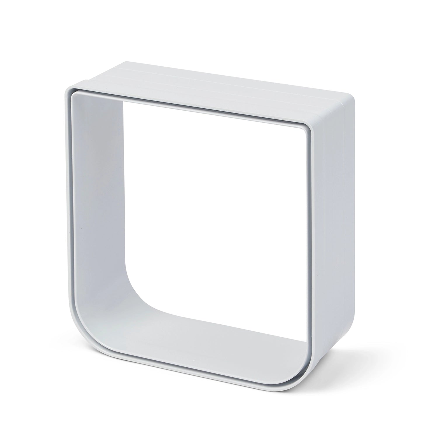 A single white Cat Mate wall liner on a white background