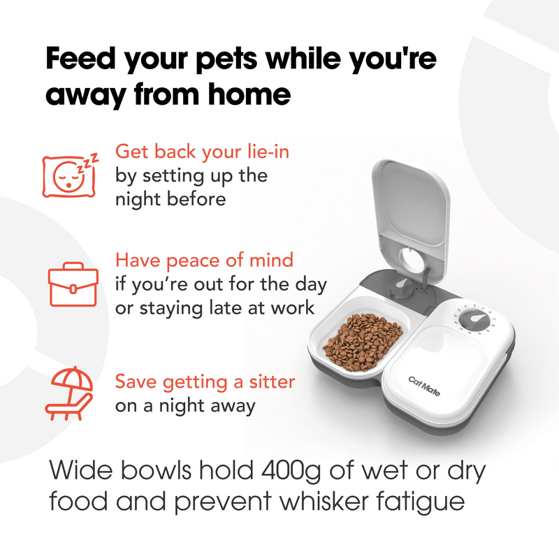 Cat Mate Two-meal Automatic Pet Feeder (C200)