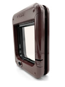 Closer Pets Rotary 4-Way-Locking Cat Flap - Brown (CP358B)
