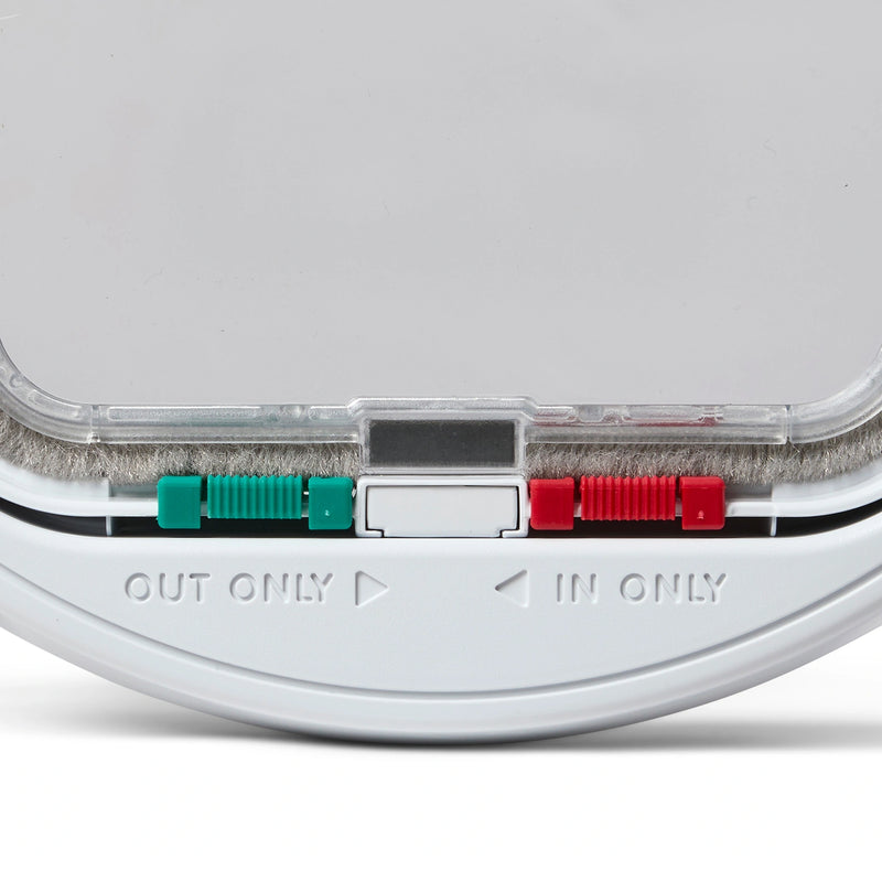 Chatière à fixation en verre – Blanc (210 W)
