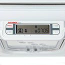 Cat Mate Elite microchip with digital display on a white background