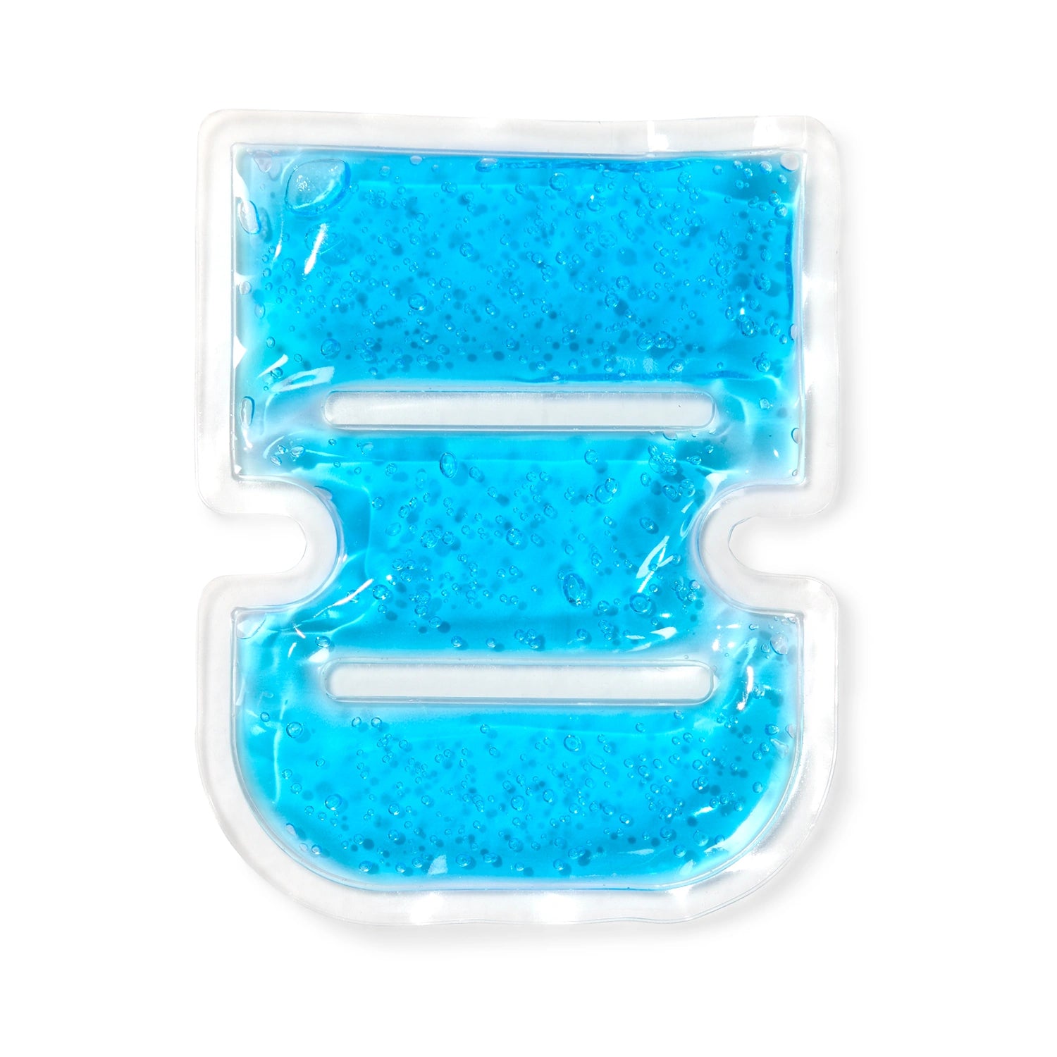 A front view of the single reusable ice pack for the Cat Mate one bowl feeder on a white background. 