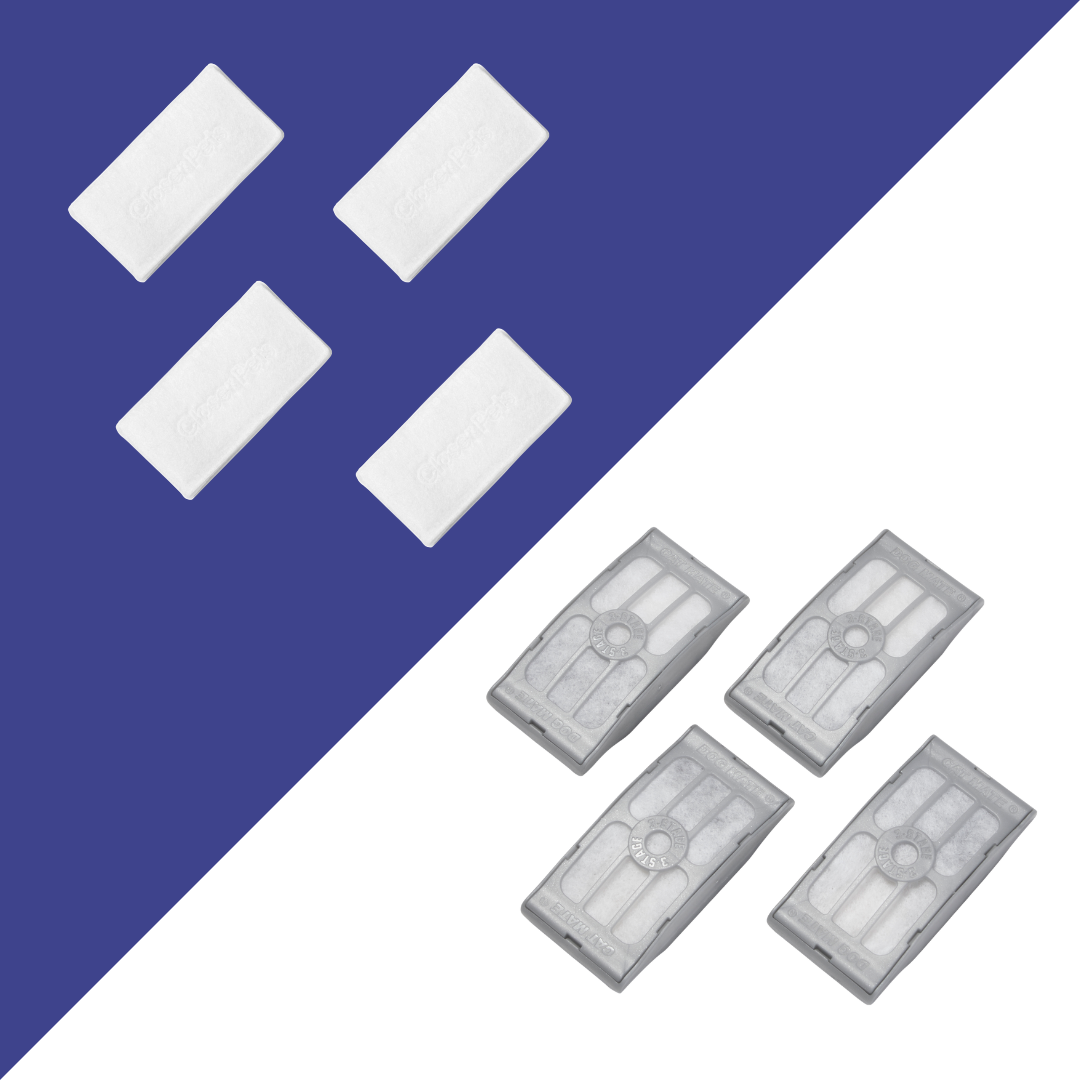Cartouches filtrantes à 3 étapes : Fontaine pour animaux de compagnie (paquet de 4) (386)