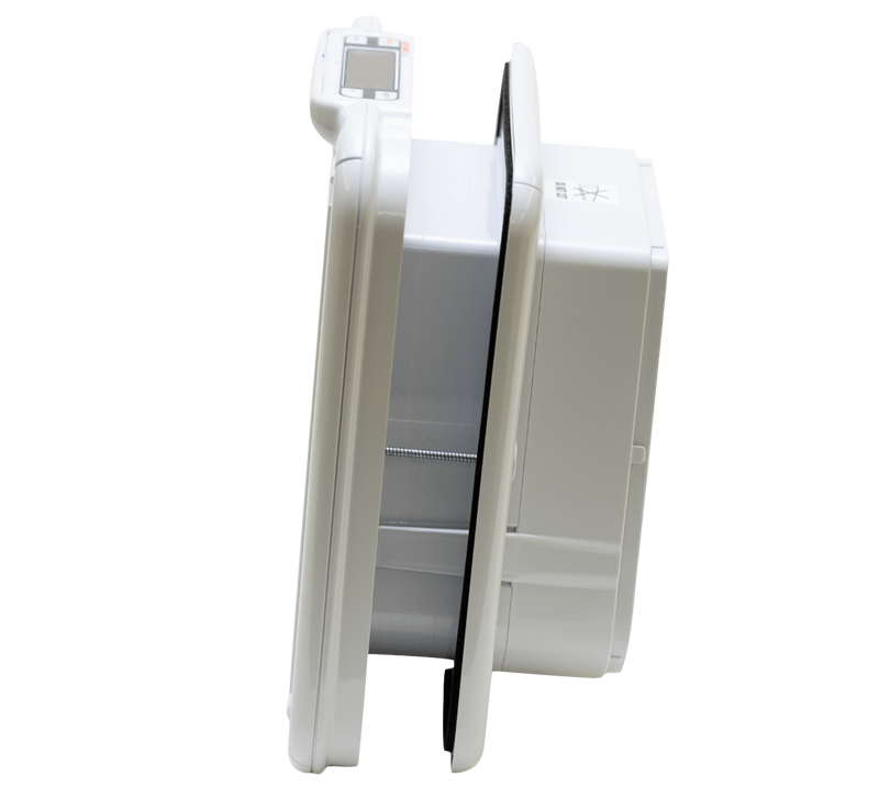 Elite Microchip Cat Flap with Timer Control White 355W