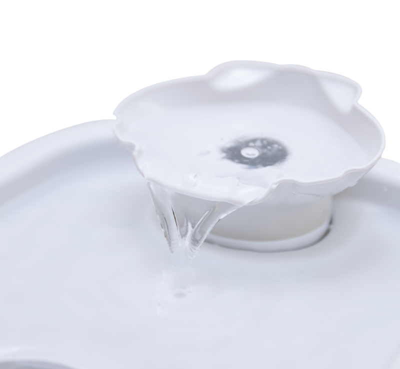 Two level Three litre Shell Pet Fountain White 410