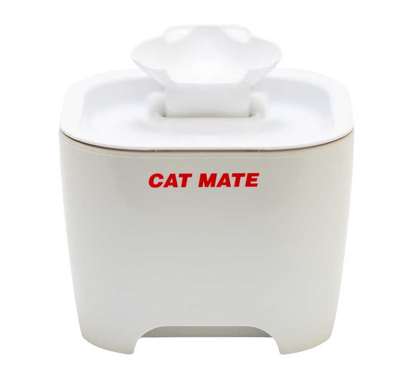 Fuente para mascotas Shell de dos niveles y tres litros – Blanco (410)