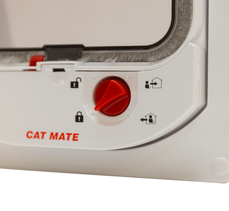 Puerta para gatos electromagnética – Blanca (254W)