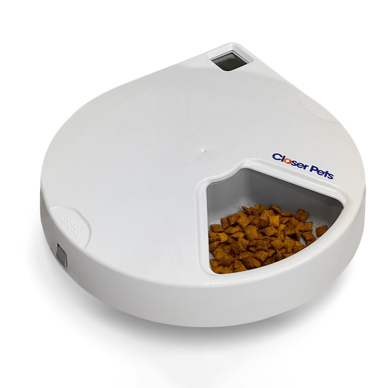 Closer Pets Inserts en acier inoxydable x 5 pour mangeoires automatiques pour animaux de compagnie à cinq repas (bols uniquement)