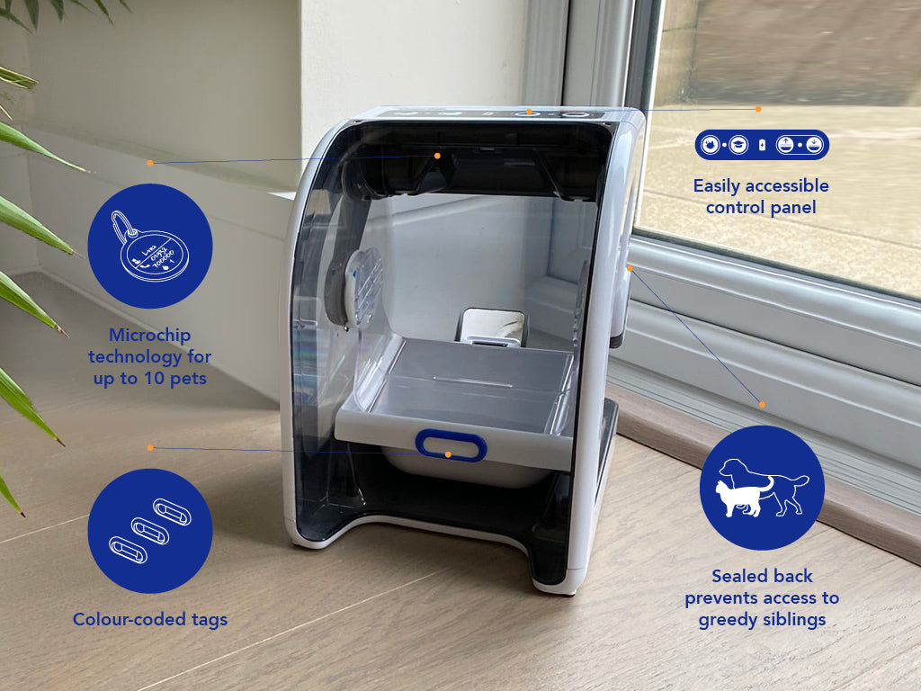 MiBowl Automatic Microchip Pet Feeder (CP500)